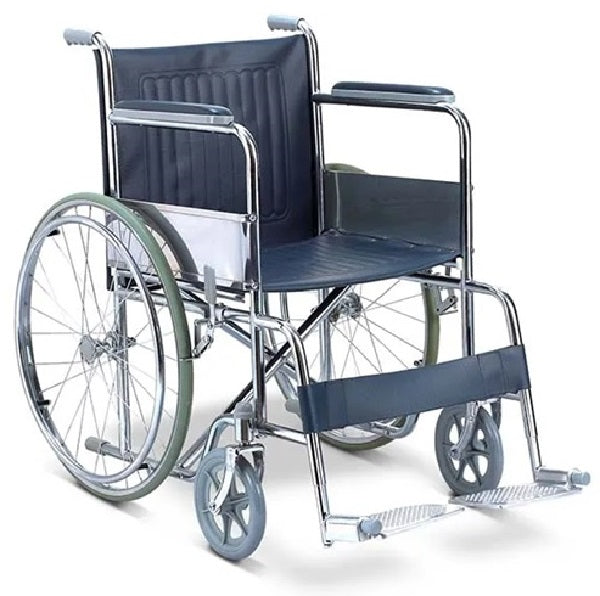 Wheelchair Foldable Chrome Plated (Standard)