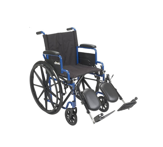 Drive Blue Streak Wheelchair - Elevating Legs